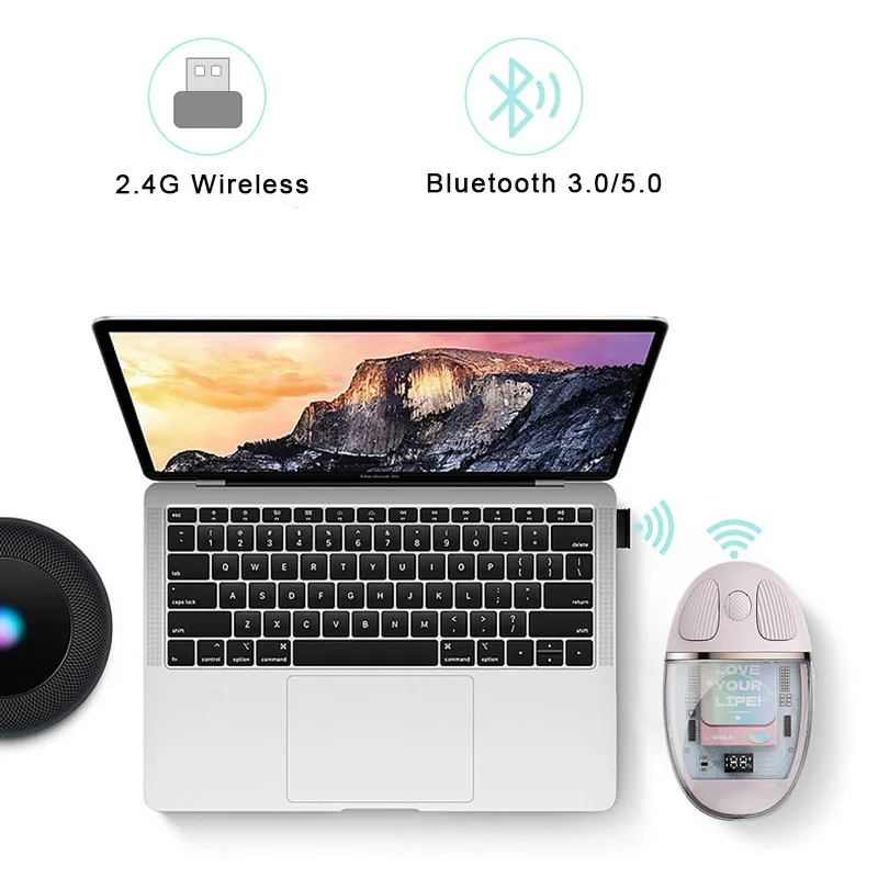 Coteci Magic Crystal Dual Mode Mouse (1)