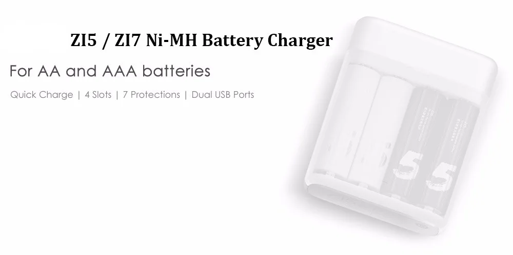 Xiaomi ZMI ZI7 Ni-MH AAA Rechargeable Batteries (4 pcs) (1)