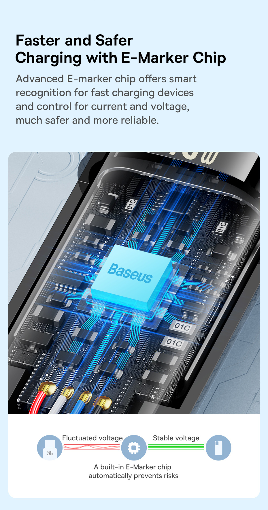 Baseus Cable Type-C to Type-C 240W Tungsten Gold Super Adaptive Fast Charging Data Cable For Laptop Macbook Ipad 2m Black CAWJ040101 (1)