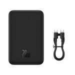 Baseus Power Bank 20000mAh 20W Magnetic Mini Wireless Fast Charge Power Bank Black For Iphone 15 14 13 12 Series PPCX150001 (6)