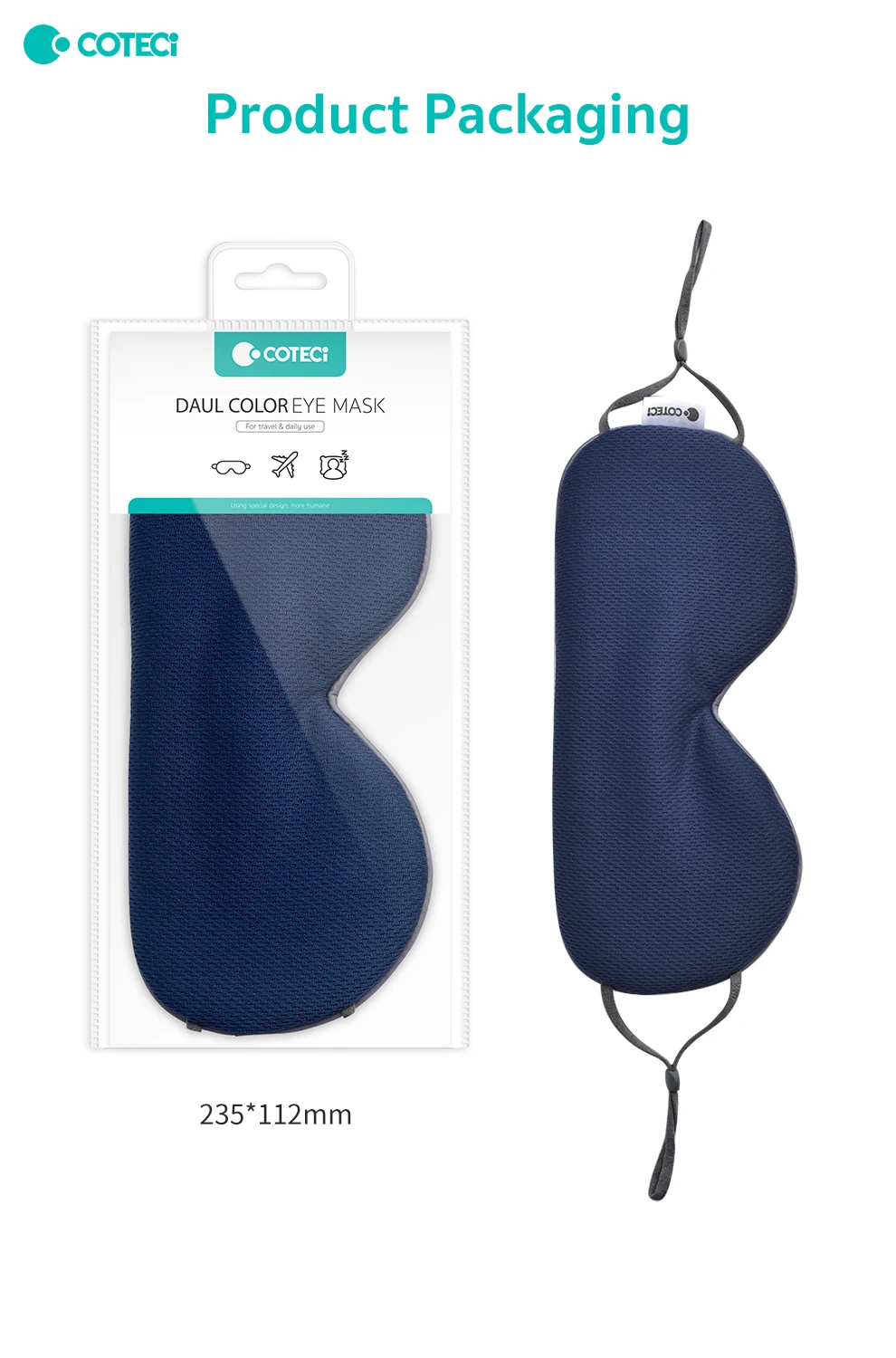 COTECi Sleeping Eye Mask Dual Colour (1)