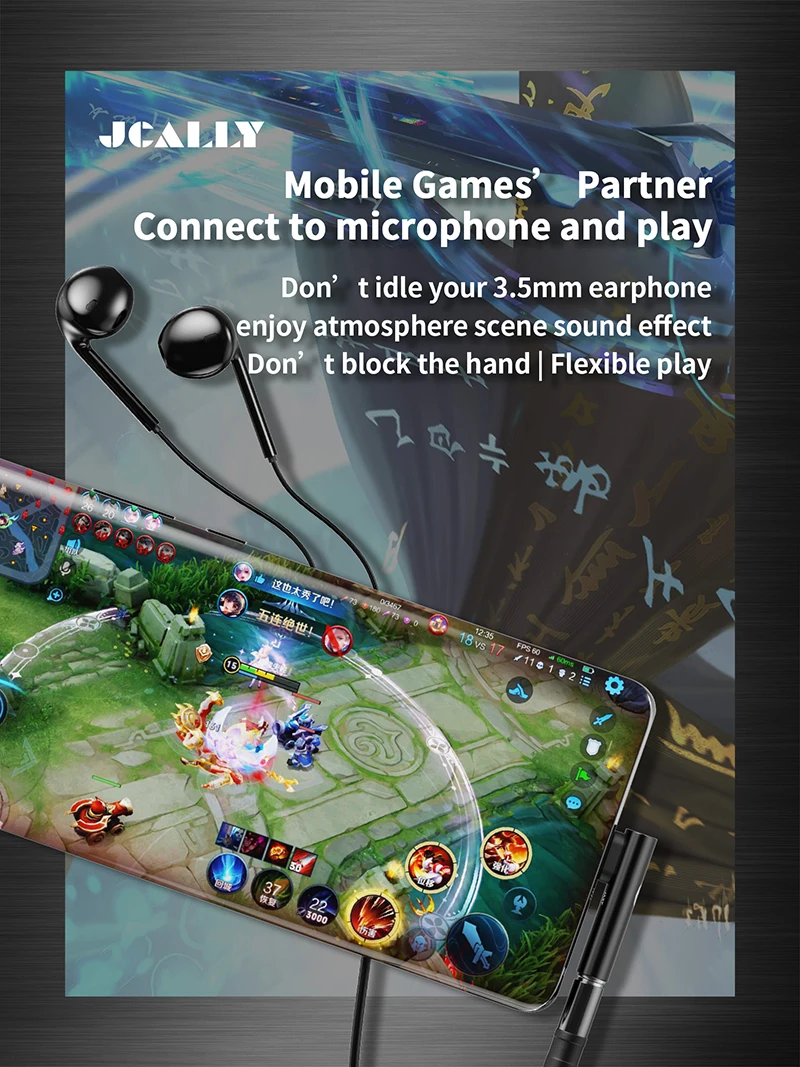 JCALLY JA3T Digital Audio Portable DAC Type-C to 3.5mm (32bit384KHz) - L Plug (1)