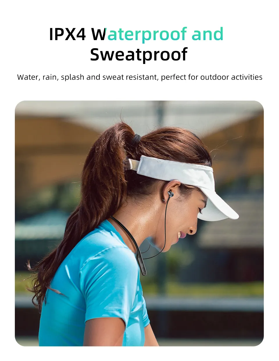 QCY C2 Wireless Neckband Headphones 