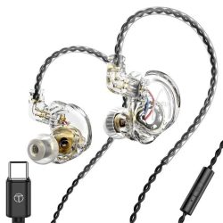 TRN CS4 10MM Dual Magnetic Circuit Dynamic Drive In Ear Earphones (1)