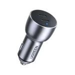 UGREEN 50W Car Charger Adapter Fast Charging Dual USB-C Car Charger Adapter (1)