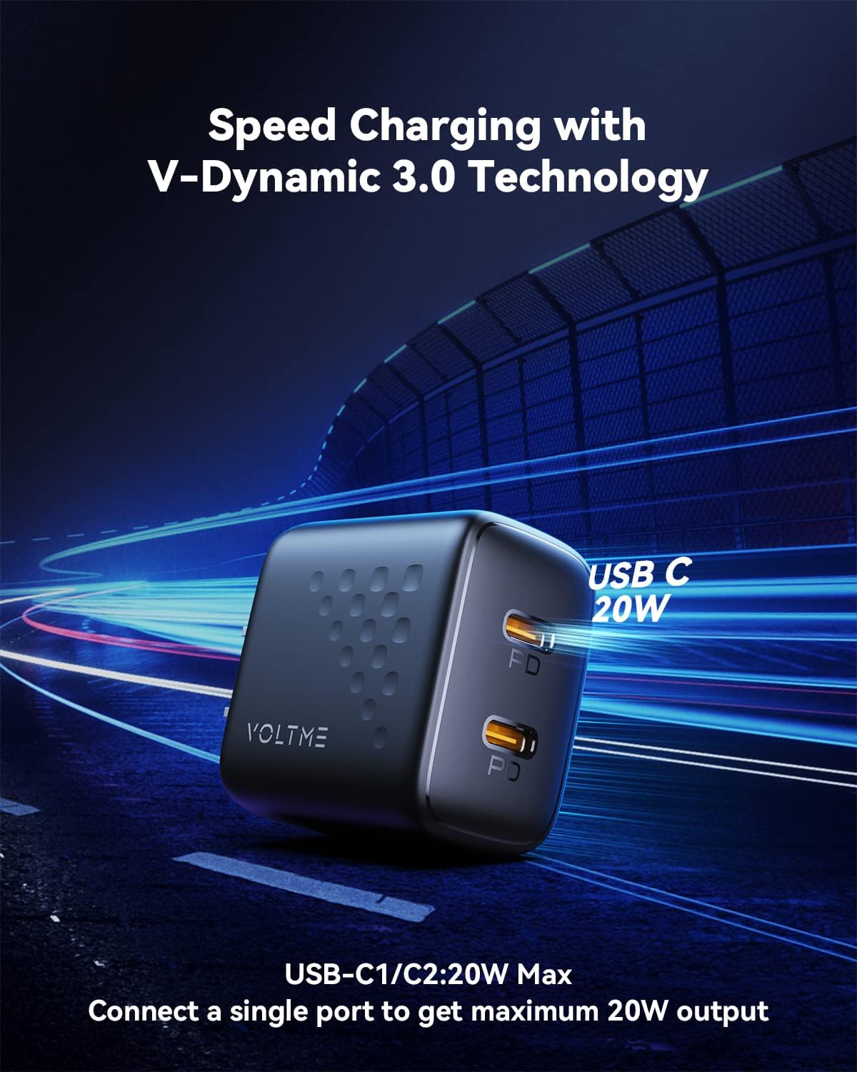 VOLTME Revo 20W Lite USB-C Wall Charger (1)