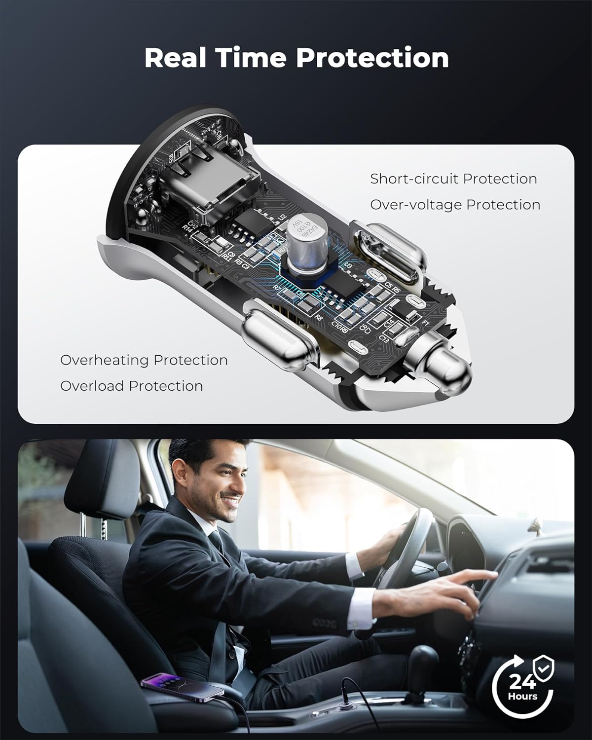 Voltme Cazo 30 CC Car Charger (30W) (1)