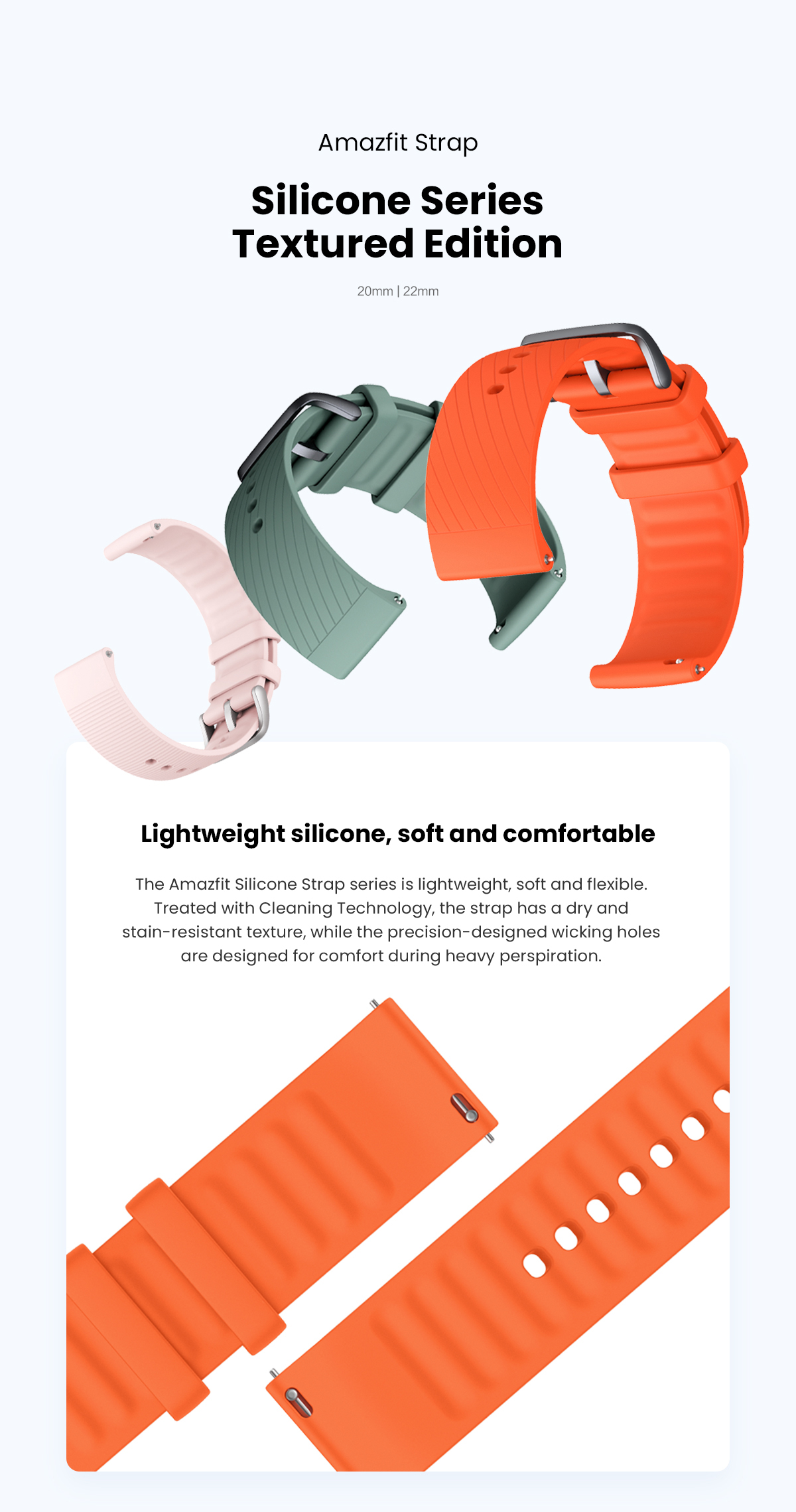 Amazfit Silicone 22mm Strap (1)