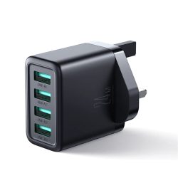 Joyroom JR-TCN03 4.8A 4USB Charger-Black UK (1)
