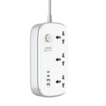 Ldnio-SC3416-Power-Strip-65W-3-Sockets-With-4-Port-Charger