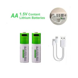 Smartoools Type-C Rechargeable Batteries AA 2 Pcs (1)