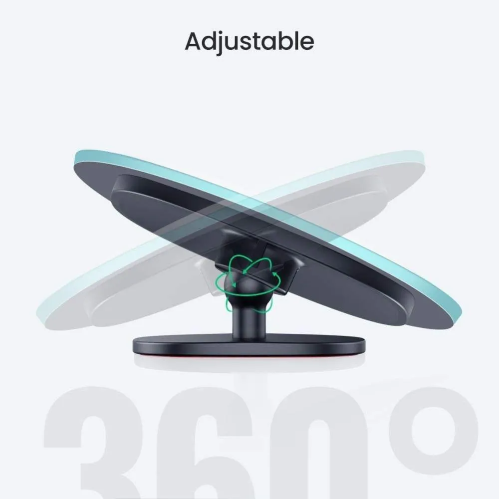 UGREEN Blind Sport Mirror 360°HD Wide Angle Round Convex Rearview 2PCS (1)