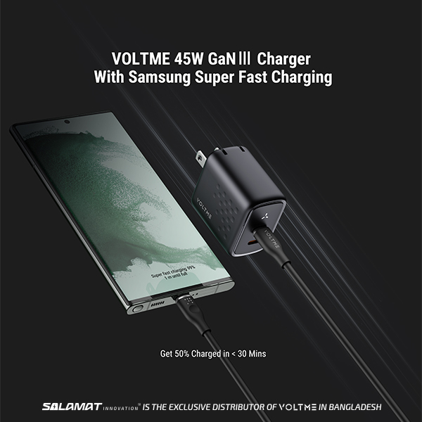 Voltme Revo 45 Duo CC Black Fast Charger (1)