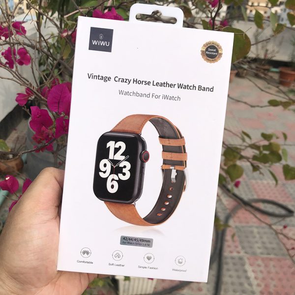 WiWU Crazy Horse Leather Watch Band for iWatch (1)