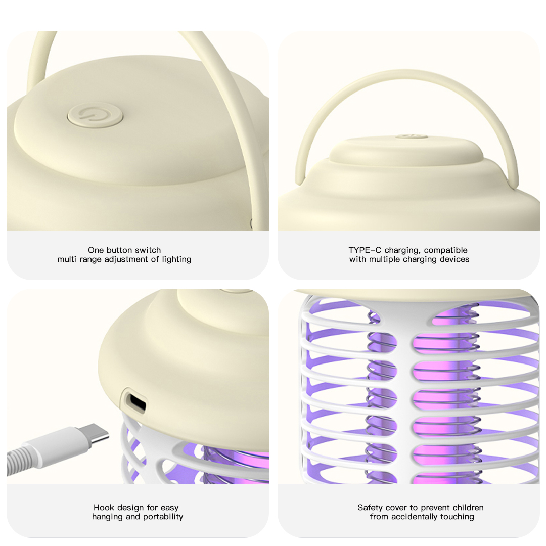 XO YH10 1200mA Outdoor Handheld Lamp+Mosquito proof (1)