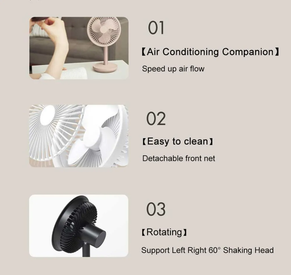 Xiaomi SOLOVE F5 Pro F5p Smart Desktop Extendable Fan (1)