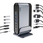 Baseus 17 in 1 USB C HUB Docking Station with Power Adapter (8)