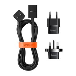 Baseus PowerCombo Mini Power Strip 1AC with 1m Power Cord (1)