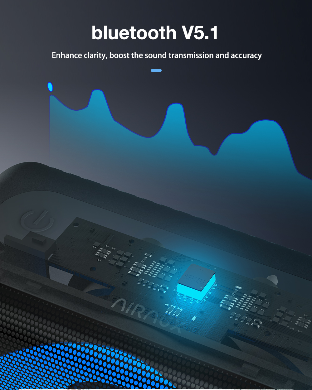 BlitzWolf AirAux AA-WM2 10W Wireless Bluetooth Speaker (1)