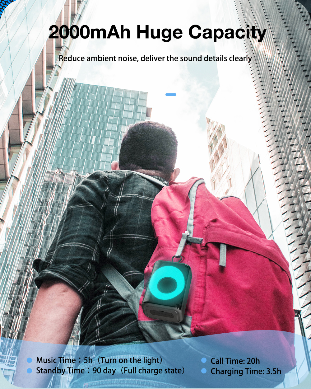 BlitzWolf AirAux AA-WM2 10W Wireless Bluetooth Speaker (1)