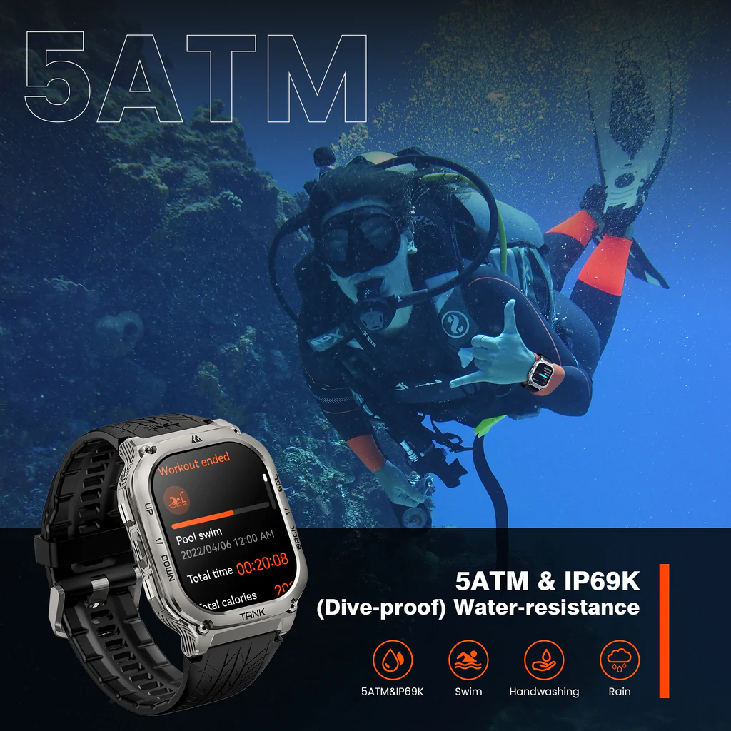 Kospet Tank M3 Rugged Smart Watch (1)