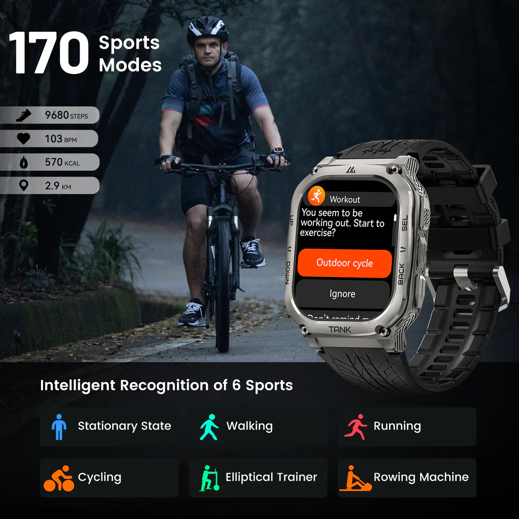 Kospet Tank M3 Rugged Smart Watch (1)