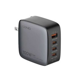 LDNIO Q408 100W 4-Port USB PD GaN Wall Charger (1)
