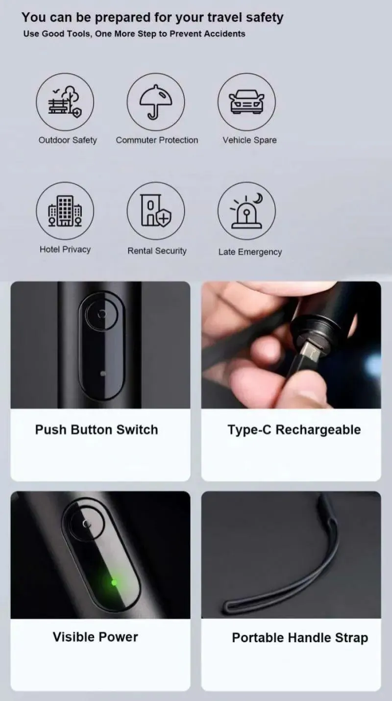 NexTool NE20040 Lightning Electric Arc Self-defense Flashlight (1)