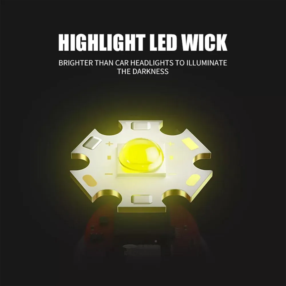 Smiling Shark 617A LED Rechargeable Torch Light (1)