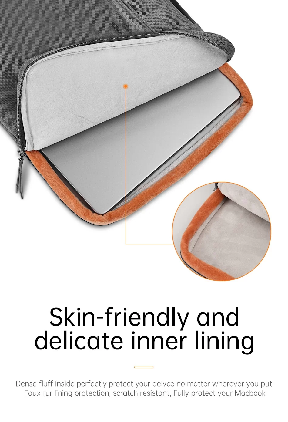 WiWU ORA 450D Polyester Waterproof Laptop Sleeve for 14 16 Inch (1)