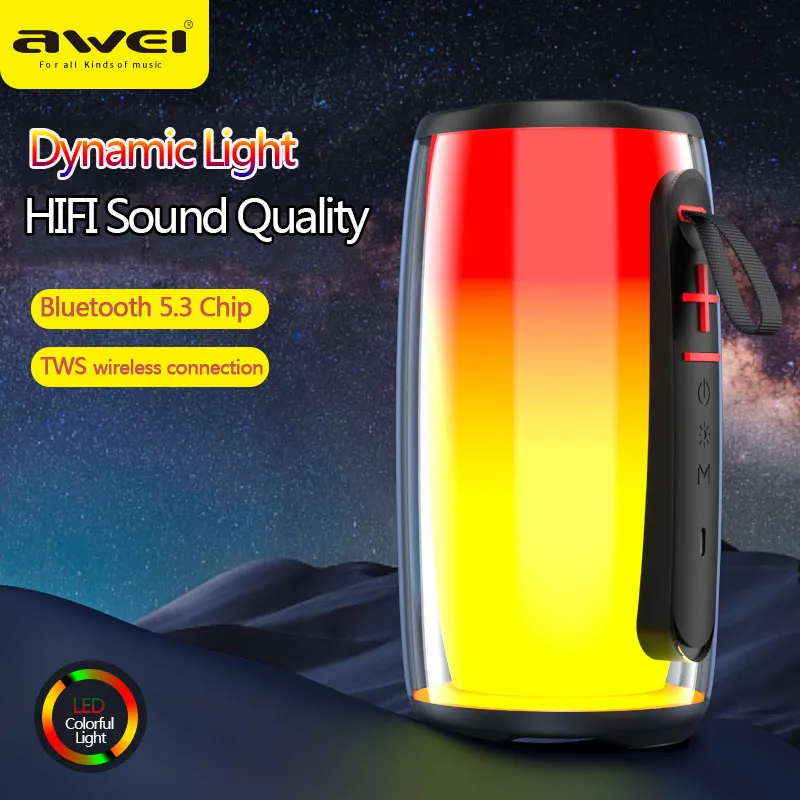 Awei Y528 RGB Outdoor Bluetooth Speaker (1)