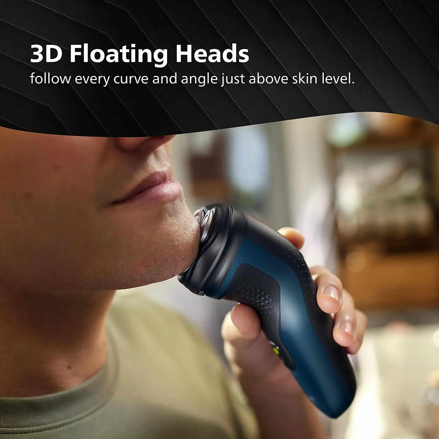 Philips S115103 Electric Shaver Wet and Dry Shave Self Sharpening Blades Cordless Waterproof Shaver (1)