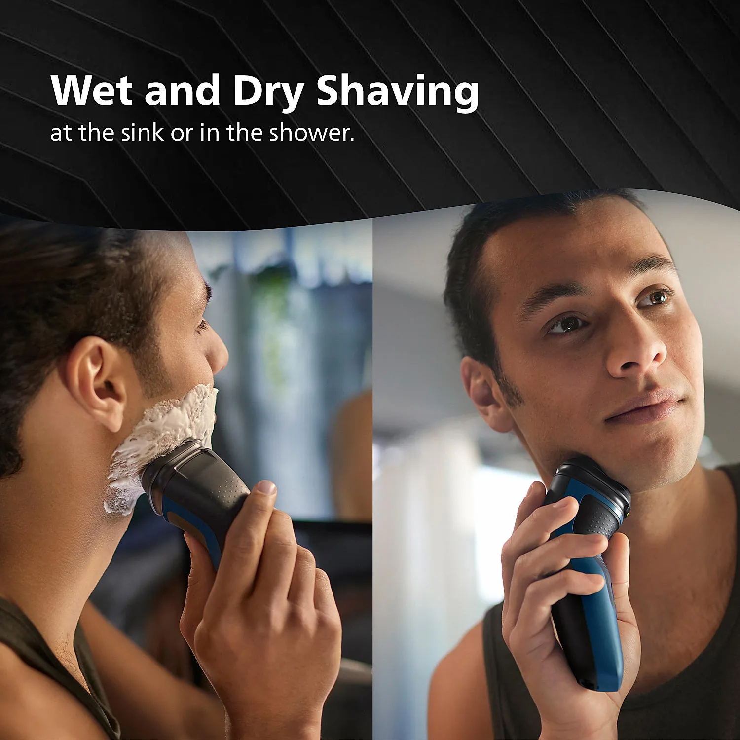 Philips S115103 Electric Shaver Wet and Dry Shave Self Sharpening Blades Cordless Waterproof Shaver (1)