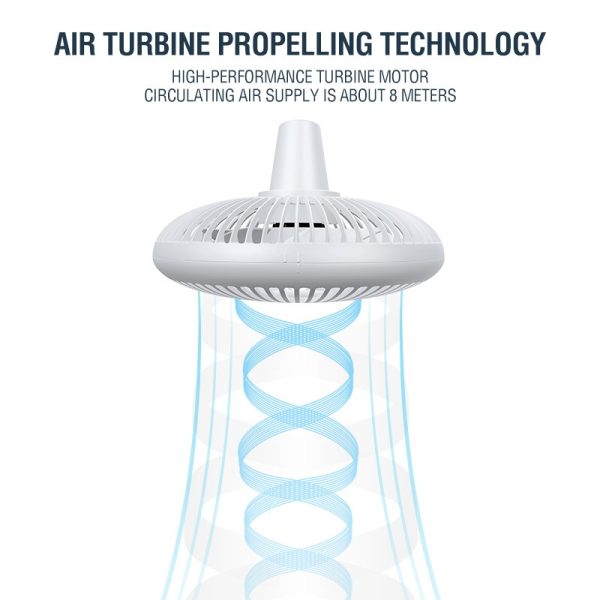 Xundd XDOT-024 Telescope Circulating Rechargeable Folding Fan (1)