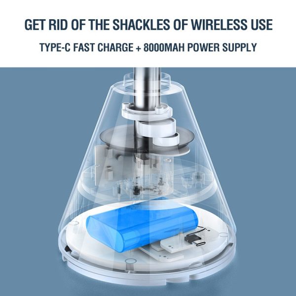 Xundd XDOT-024 Telescope Circulating Rechargeable Folding Fan (1)