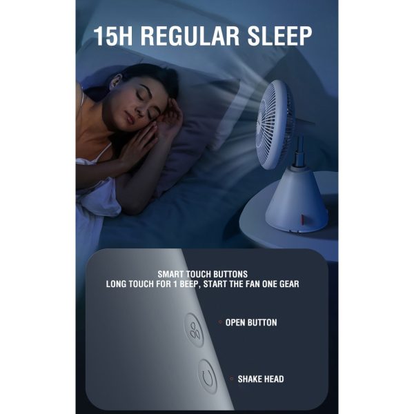 Xundd XDOT-024 Telescope Circulating Rechargeable Folding Fan (1)