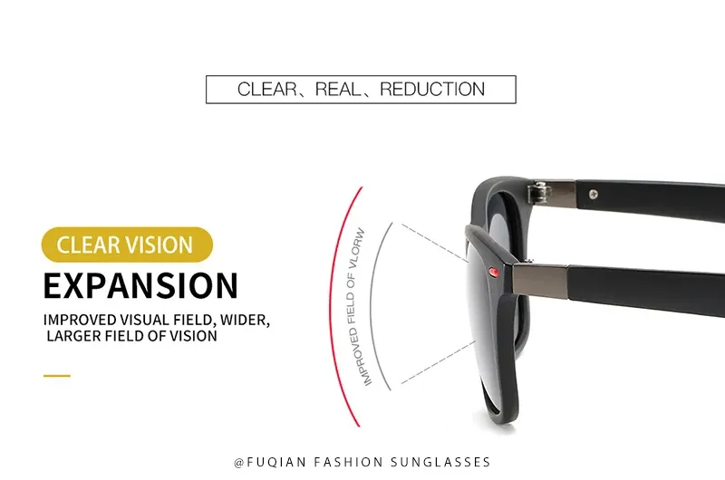 Polarized Sunglasses Men Women Classic Square V400 (1)