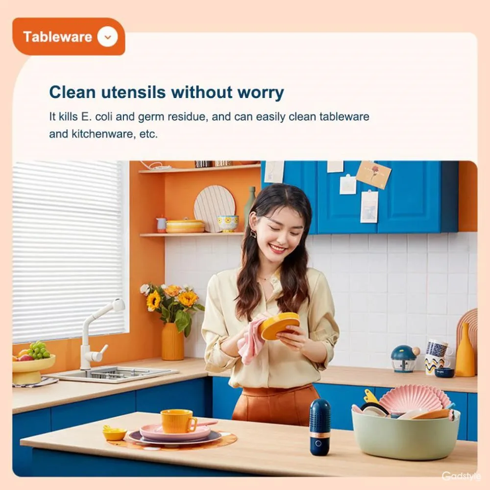 Xiaomi Capsule Shape Fruit Vegetable Washing Machine Purifier (1)