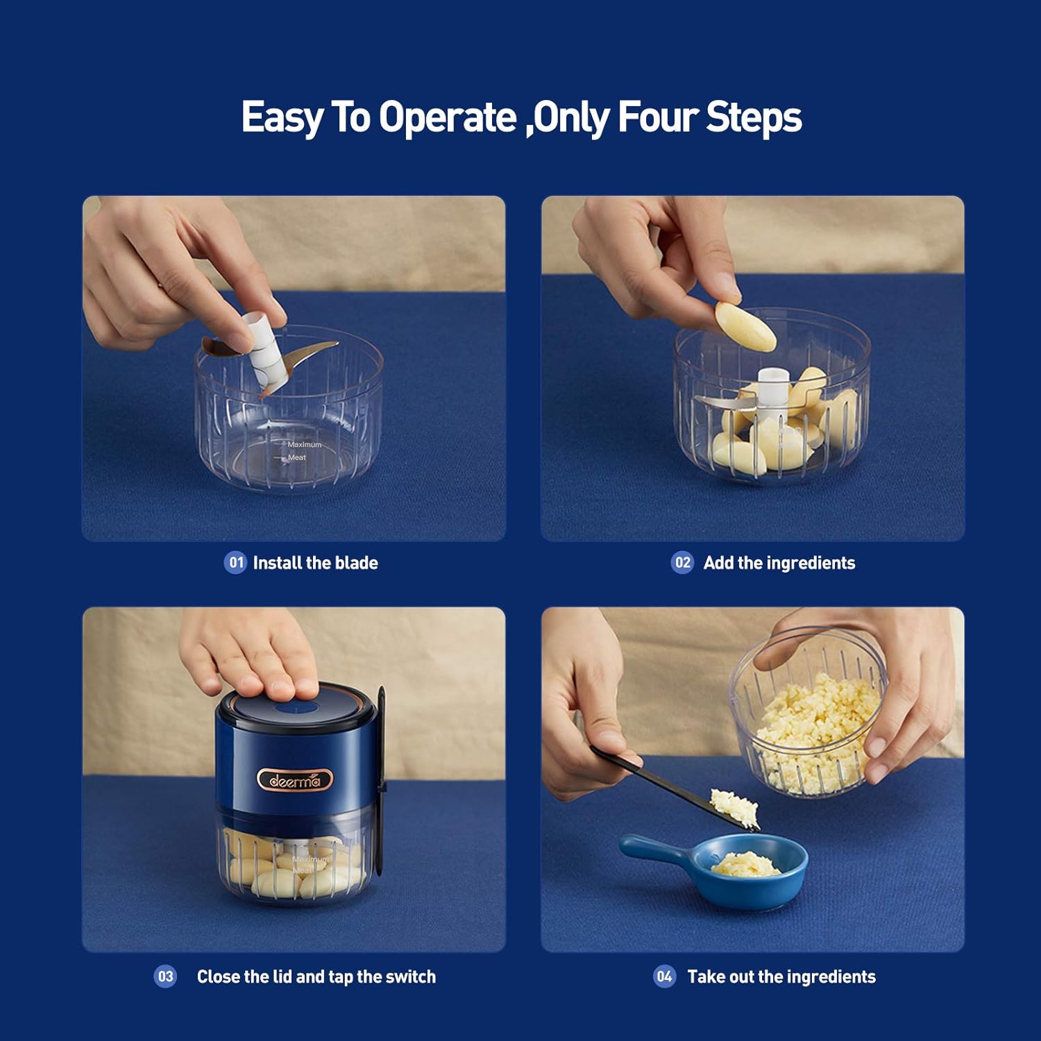 Xiaomi Deerma JS100 Rechargeable Grinder Blender (1)