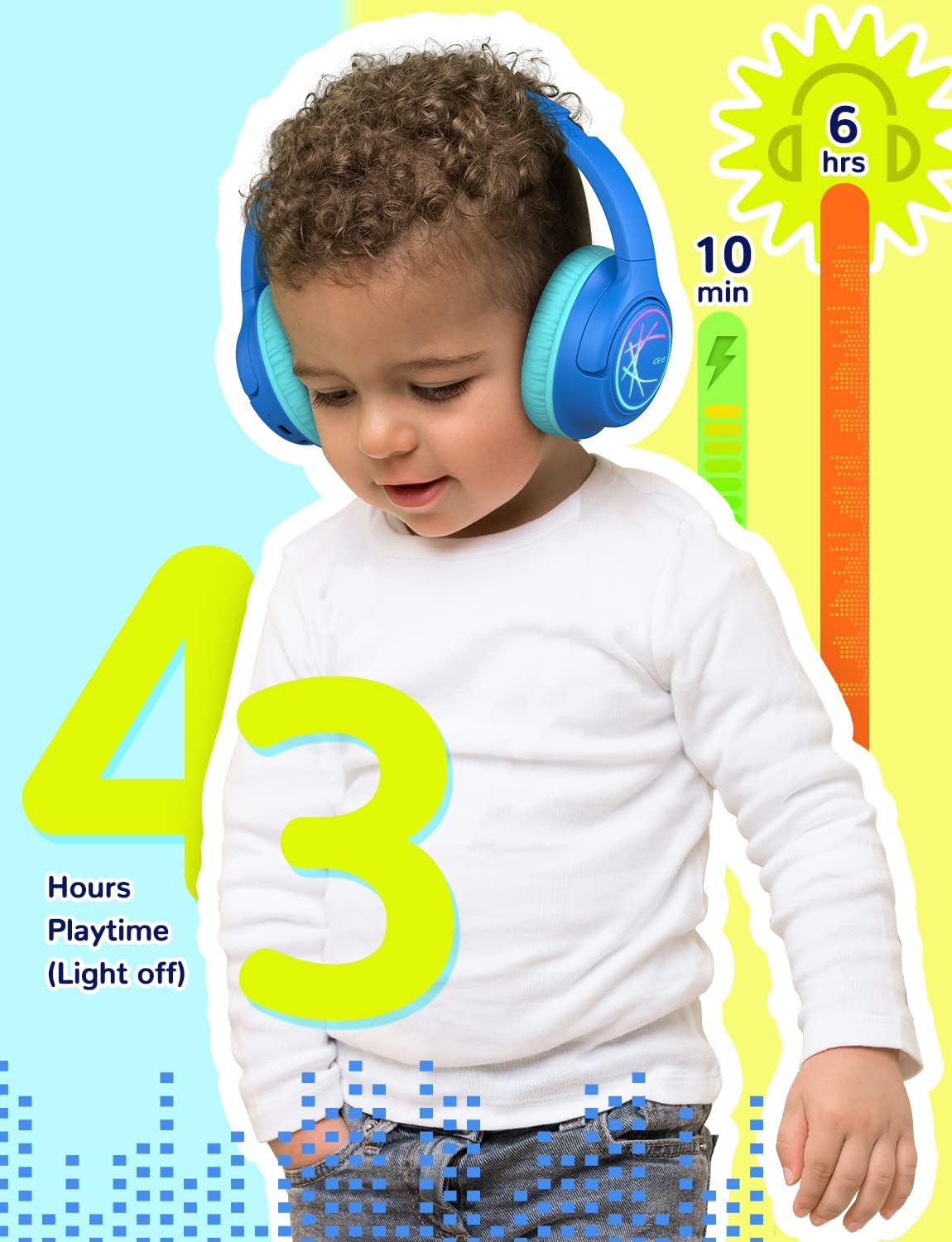 iClever BTH18 Kids Bluetooth Headphone (1)