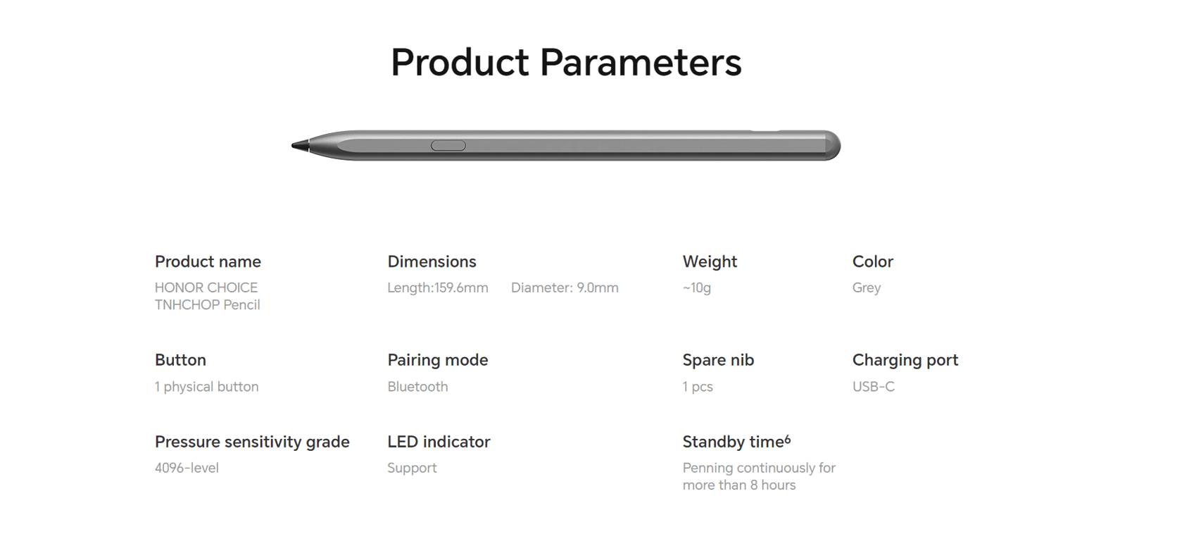 Honor Choice TNHCHOP Pencil for Honor Pad 9