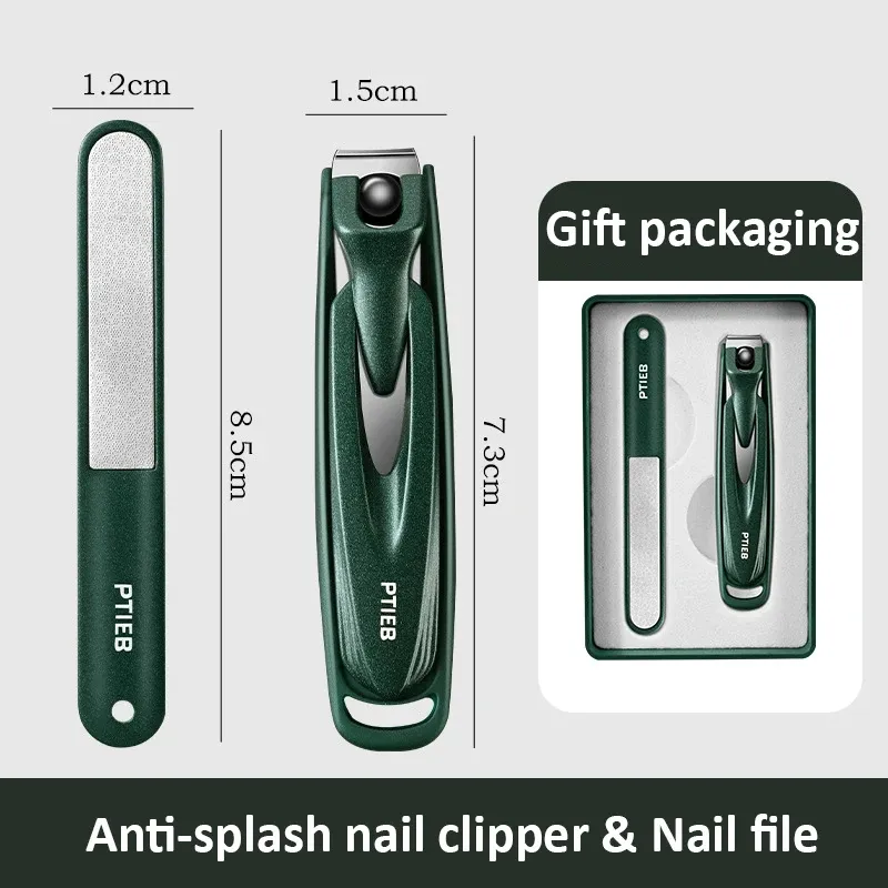 PTIEB Anti-splash High Grade Nail Clipper with Pedicure Set (2)