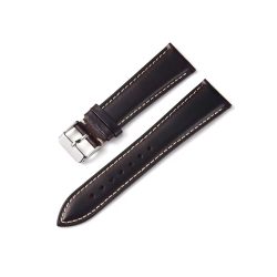 Italya Vintage Oil Leather Genuine Watch Strap 22mm
