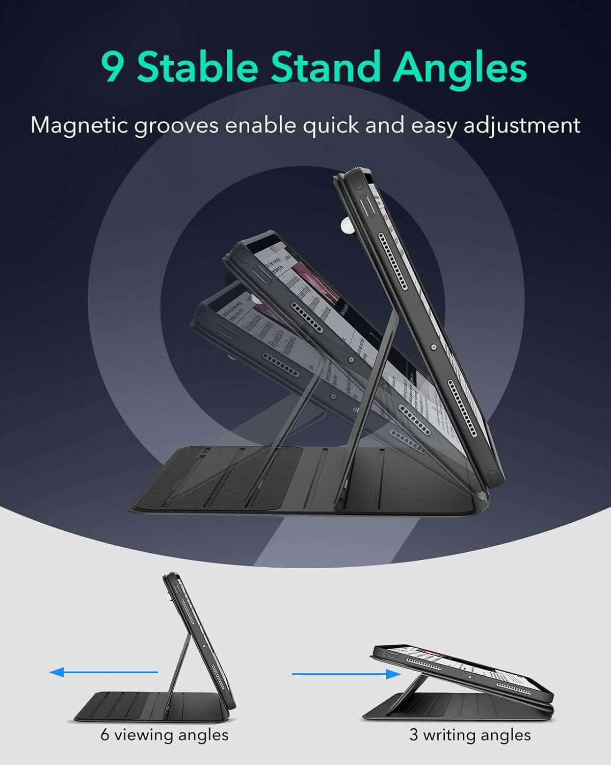 ESR Shift Magnetic Stand Case for iPad Pro 11inch