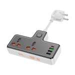 Hoco AC12A 2500W Power Strip Sockets EU
