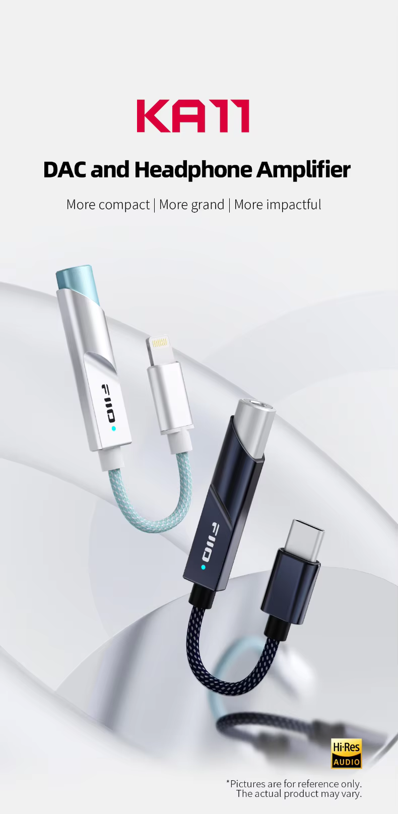 FiiO JadeAudio KA11 CS43131 HiFi DAC and Headphone Amplifier