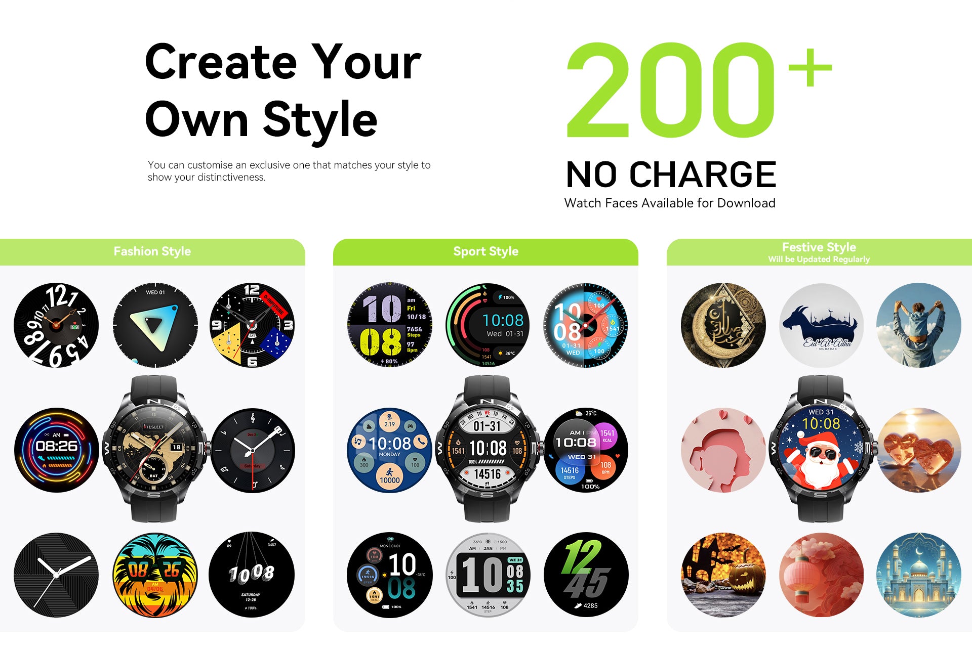 Kieslect Actor Smart Watch with GPS