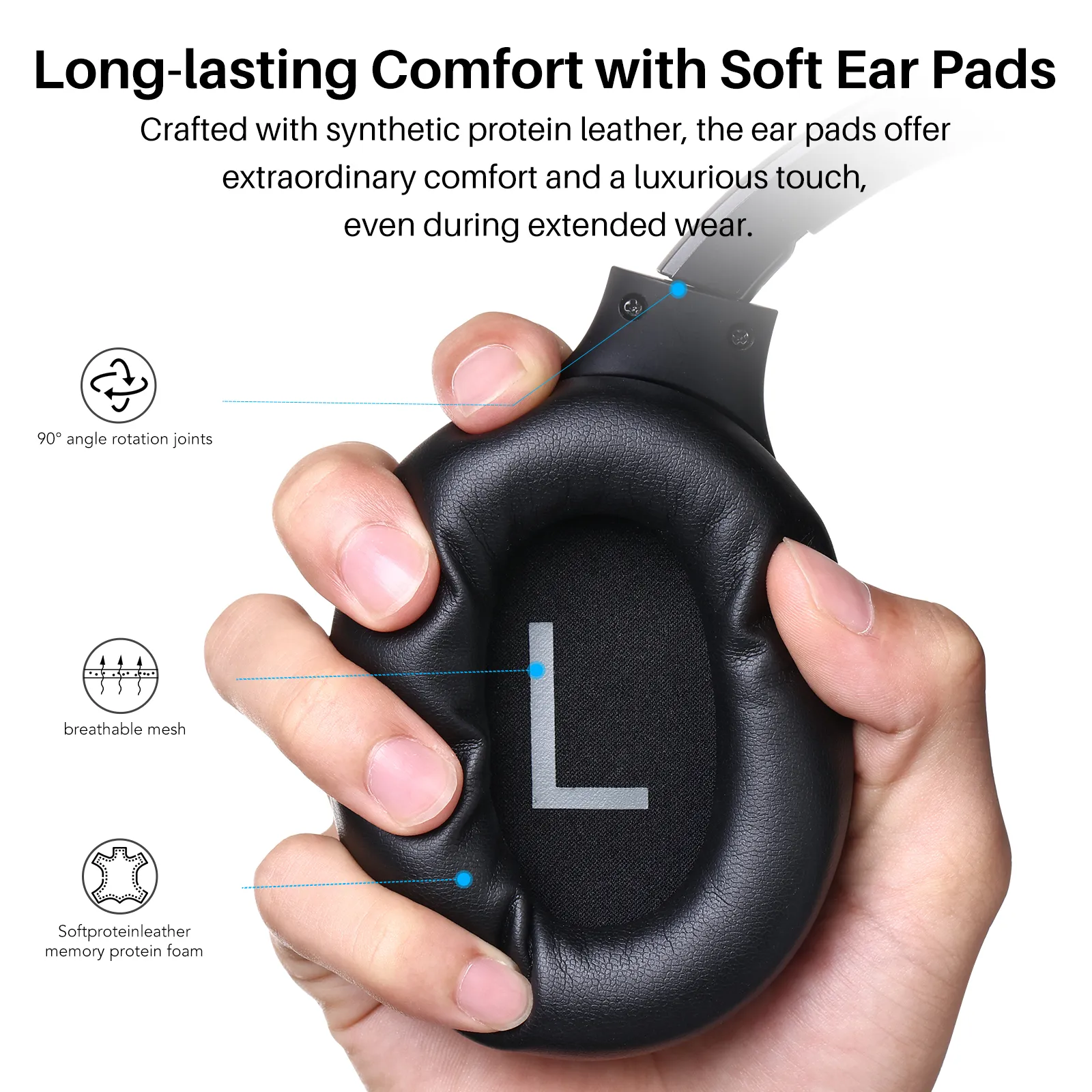 TOZO H10 Hybrid ANC Wireless Headphone
