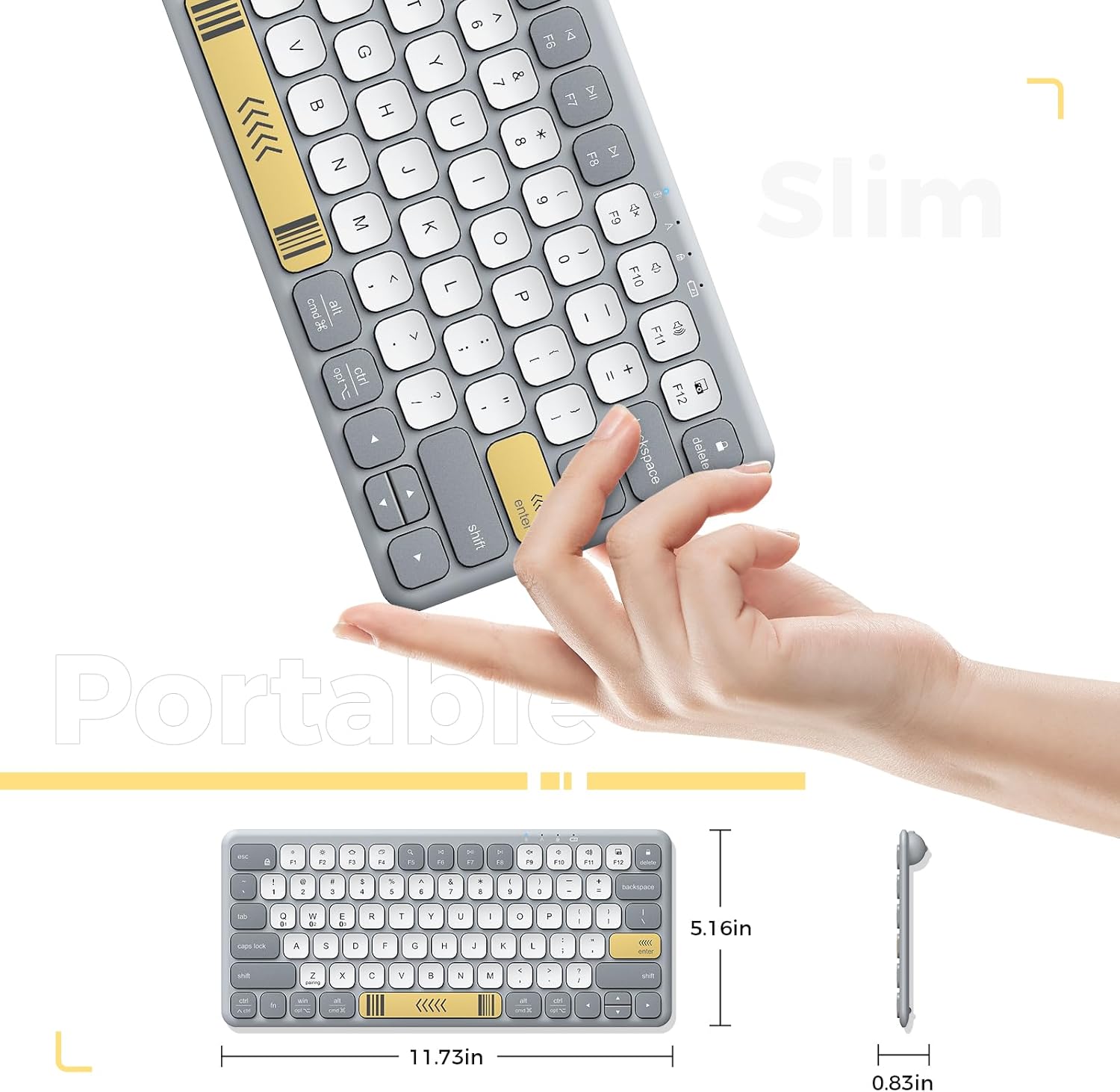 iClever BK50 Mini Bluetooth Keyboard for iPad