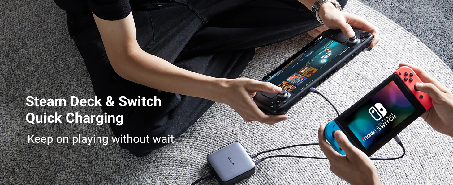 Ugreen CD328 100W GaN Charger 3x USB-C, 1x USB-A Super Fast Charging Adapter 15151